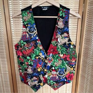 Vintage 111 Main Christmas Festive Vest